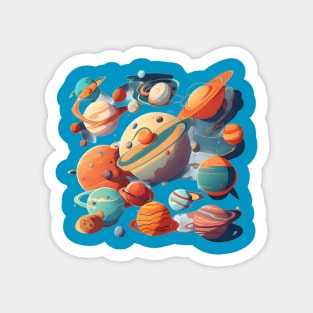 New Planets Sticker